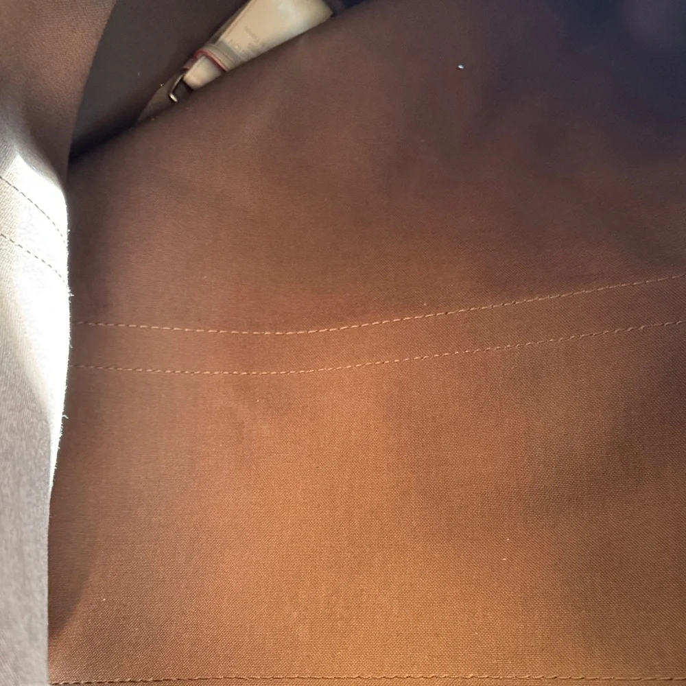 Louis Vuitton Monogram Canvas Duffel with Tan Leather Trim